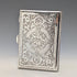 1898 British antique sterling silver double door card case 83g Charles Chesterman